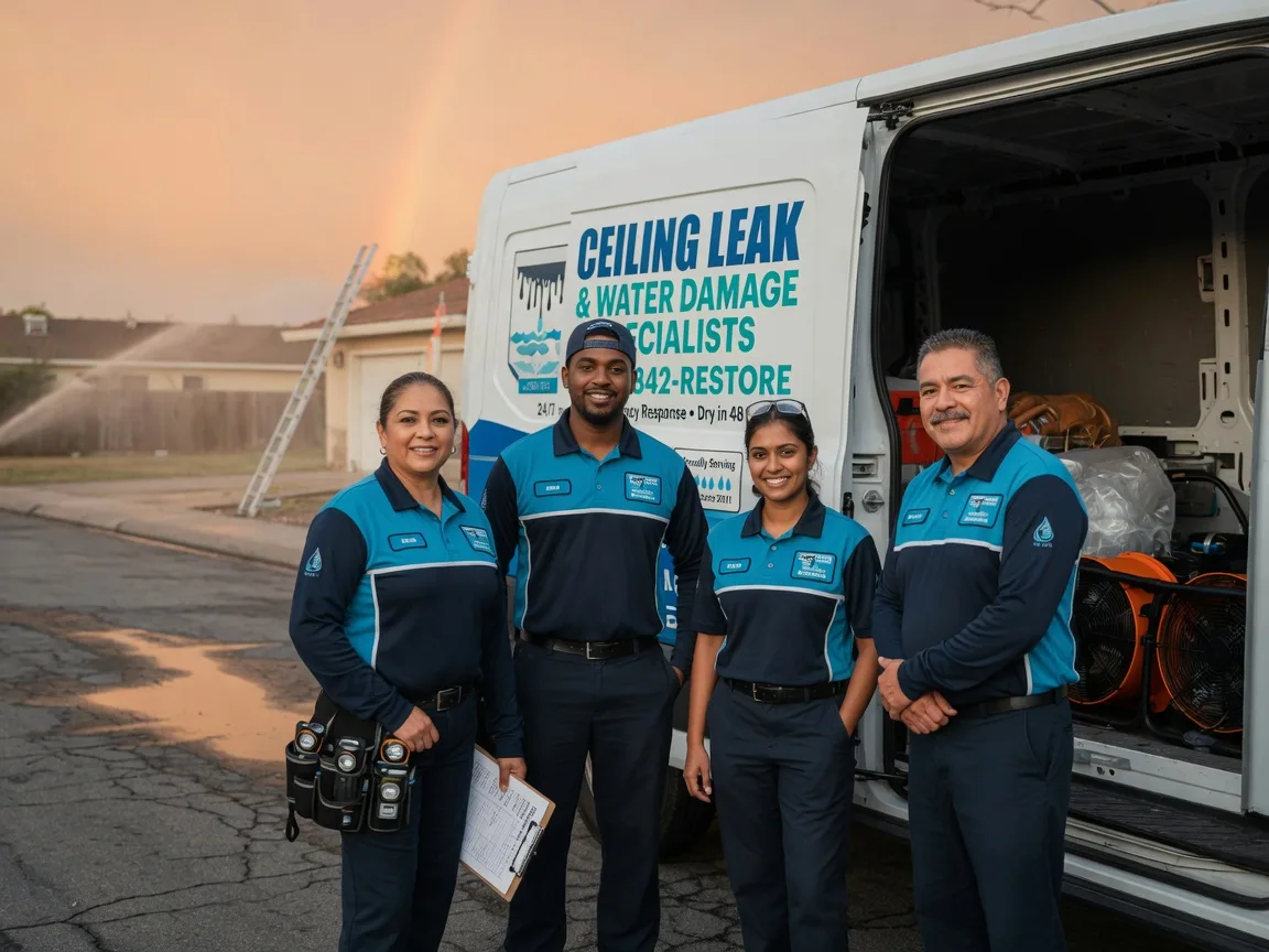Ceiling Leak Cleanup company in Etna, CA